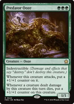 Predator Ooze Foundations MTG Magic The Gathering - Image 1