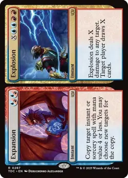 Expansion // Explosion Commander: Tarkir: Dragonstorm MTG Magic The Gathering - Image 1