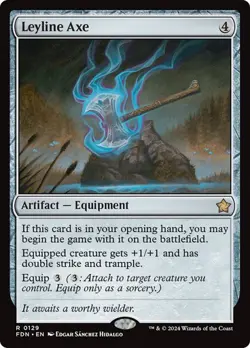 Leyline Axe Foundations MTG Magic The Gathering - Image 1
