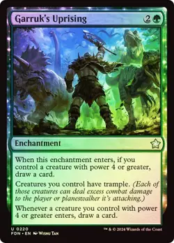Garruk's Uprising Foundations Foil MTG Magic The Gathering - Image 1
