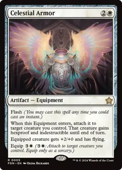 Celestial Armor Foundations MTG Magic The Gathering - Image 1
