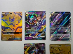 Pokemon TCG Lunala Solgaleo GX SM 103a 104a 103 Full Art Holofoil Pack Fresh - Image 3