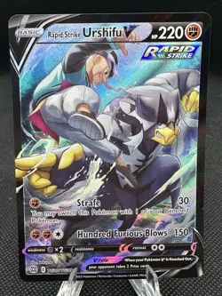 Rapid Strike Urshifu V TG20/TG30 Pokemon Brilliant Stars Trainer Gallery NM - Image 1