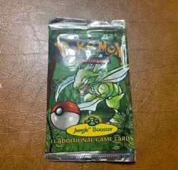 Original 1999 Pokemon Jungle Booster Pack - Image 5