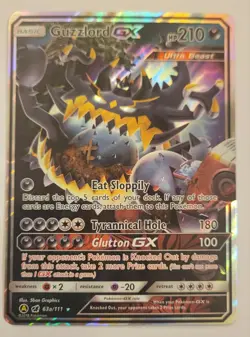 Guzzlord GX 063A/111 Alternate Art Holo Pokemon - Image 1