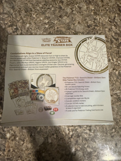 Pokemon Sword & Shield: Brilliant Stars Elite Trainer Box ETB Factory Sealed - Image 2