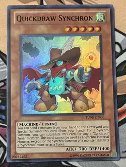 Yugioh Quickdraw Synchron TU06-EN005 Super Rare NM - Image 1