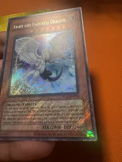 Yugioh Light And Darkness Dragon RP02-EN095 Retro Pack 2 Reprint FOIL BLEED - Image 3