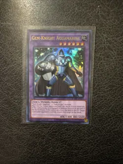 Gem-Knight Aquamarine HA05-EN020 1st Edition Secret Rare YuGiOh TCG Card NM Near - Image 1