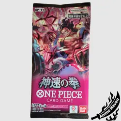 One Piece Card Game Booster Pack 4-Pack Set - A FIST OF DIVINE SPEED (OP-12) - Image 3