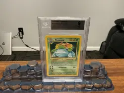 Venusaur 18/130 Holo Base Set 2 WoTC Vintage Rare Pokemon Card BGS 9 Mint - Image 1
