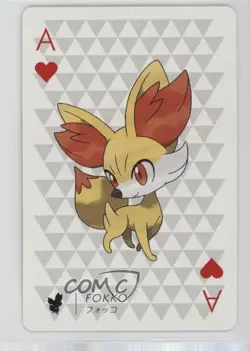 Fennekin (Ace of Hearts) Pokemon Yveltal Playing Card #AH - Image 1
