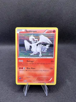 Pokemon 2011 Black & White Reshiram BW004 Holo Black Star Promo Card LP 🔥🔥🔥 - Image 1