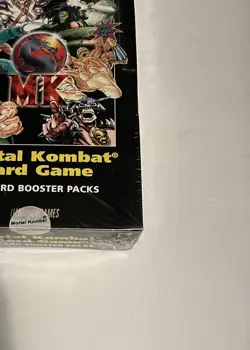1992 Brady Games Mortal Kombat Kard Game Box Red Border 15 Card Booster Packs - Image 3