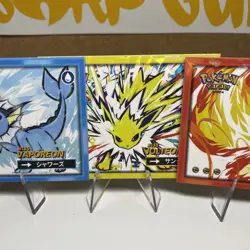 Eevee with 3 evolutions Cracked Ice Holo- Flash Edition Safari 2025 Pokemon Card - Image 4