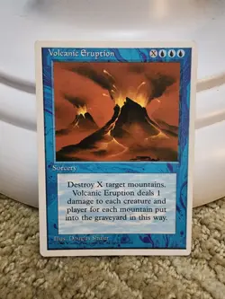 Volcanic Eruption x1 regular 1995 Fourth Edition NM MTG - Image 1