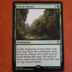 MTG - Sylvan Library - Eternal Masters - LP - Image 3