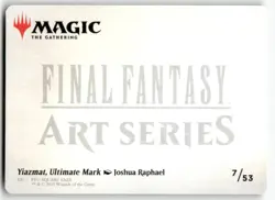 Yiazmat, Ultimate Mark Art Card 7 MTG Art Series: FINAL FANTASY S NM - Image 2