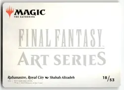 Rabanastre, Royal City Art Card 18 MTG Art Series: FINAL FANTASY S NM - Image 2