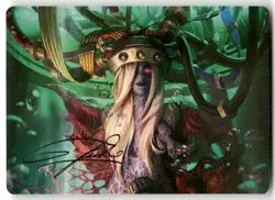 Jenova, Ancient Calamity Art Card (Gold-Stamped Signature) 14 MTG Art Series: FF - Image 1