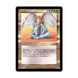 WOTC MtG Legends Gabriel Angelfire (R) EX - Image 1