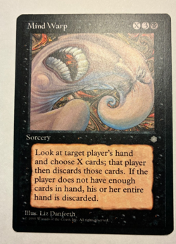 MTG Mind Warp Ice Age NM Uncommon - Image 1