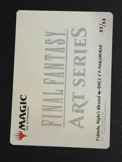 MTG Y’shtola, Night’s Blessed Art Card Gold-stamped Signature - Image 2