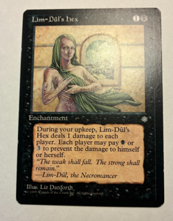 MTG lim-dal's hex Ice Age NM Uncommon - Image 1