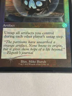 Unwinding Clock FOIL 61 Brothers' War Retro Frame Artifact MTG Rare Unplayed NM - Image 2