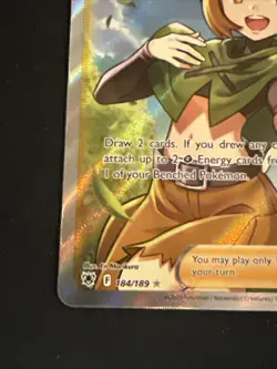 Pokemon TCG Gardenia's Vigor Full Art Ultra Rare Holo 184/189 Astral Radiance - Image 2