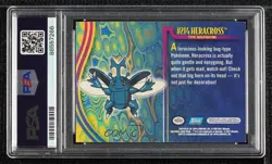 Heracross Foil Topps Pokemon TV Animation Edition Johto Series 1 PSA 7 2001 - Image 2