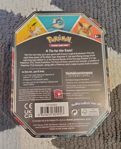 Pokemon TCG Evolutions Tin 2021 Vaporeon + Flareon V Evolving Skies Sealed - Image 3