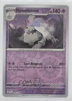 Houndstone Reverse Foil Pokemon SV01: Scarlet & Violet #106 - Image 1