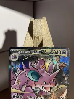 2025 Pokemon DRI EN Team Rocket’s Nidoking ex #233 Special Illustration Rare! - Image 5