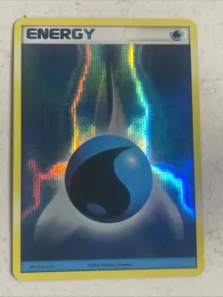 Pokemon Card - Water Energy 2006-2007 League Promo Reverse Holo Promo - Image 1