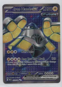 Iron Hands ex Ultra Rare Pokemon Scarlet & Violet Paradox Rift (PAREN) #223 - Image 1