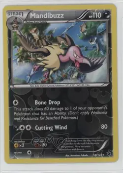 Mandibuzz Reverse Foil Pokemon XY Fates Collide #58 - Image 1