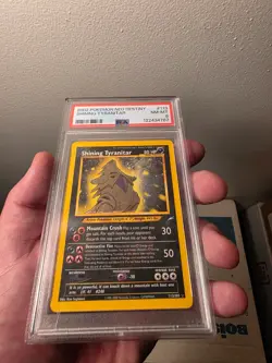 Pokemon 2002 Shining Tyranitar 113/105 Neo Destiny holo PSA 8 NM-MT - Image 4