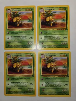 Exeggutor 35/64 Jungle Regular Pokemon NM (4) - Image 1