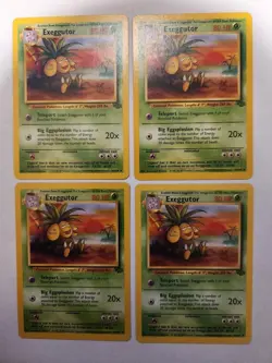 Exeggutor 35/64 Jungle Regular Pokemon NM (4) - Image 3
