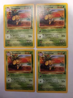 Exeggutor 35/64 Jungle Regular Pokemon NM (4) - Image 4