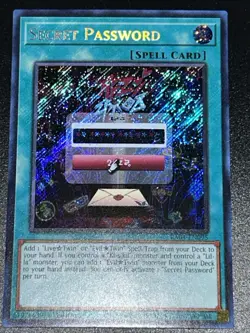 Secret Password RA04-EN095 Secret Rare 1st Edition Yugioh - Image 1