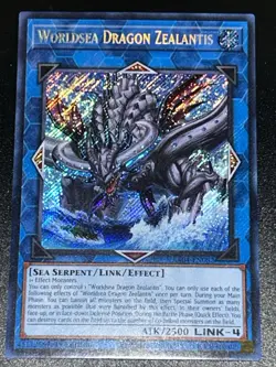 Worldsea Dragon Zealantis RA04-EN082 Secret Rare 1st Edition Yugioh - Image 1