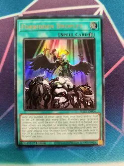 Yugioh Forbidden Droplet RA01-EN064 Ultra Rare 1ST ED NM - Image 1