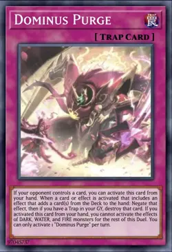 Yugioh! Dominus Purge Prismatic Secret Rare 2025 tin MP25-EN095 ships 9/5 - Image 1