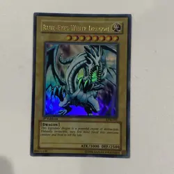 Yugioh Blue-eyes White Dragon Lob 1st Edition Asian English Nm - Image 1