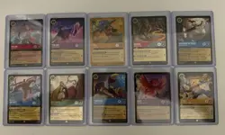 Disney Lorcana 10 Card Lot - M/NM+ Mid-High End - Image 1