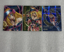 Yu‑Gi‑Oh TCG Dungeon Dice Monsters Black Magician Girl Relief Promo Card Set - Image 1