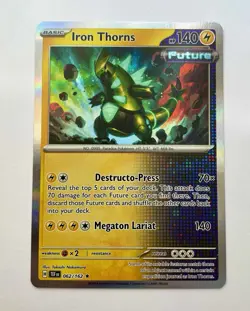 Iron Thorns - Holo Rare - Temporal Forces 062/162 TEF Pokemon TCG Card - Image 1