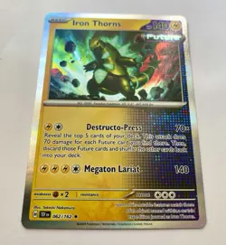 Iron Thorns - Holo Rare - Temporal Forces 062/162 TEF Pokemon TCG Card - Image 2